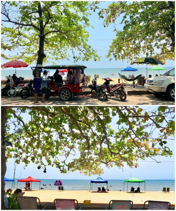 La mer !! Le golfe de Thaïlande, plus exactement.