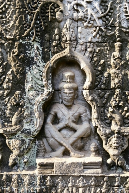 Un ascète en pleine méditation.