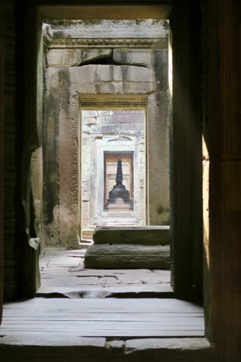 Un stupa au cœur du temple.