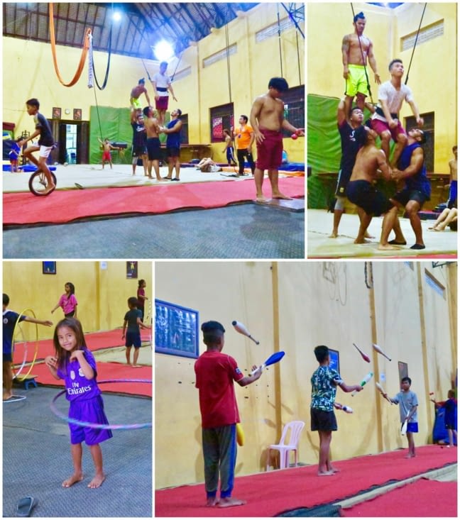 L’école de cirque.