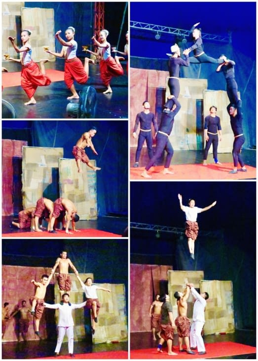 Le spectacle du cirque Phare, version élèves de l’école.