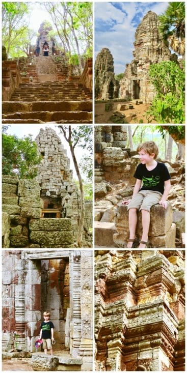 Phrasat Banan, qui se mérite, au bout de 370 marches sous un soleil de plomb en fusion.