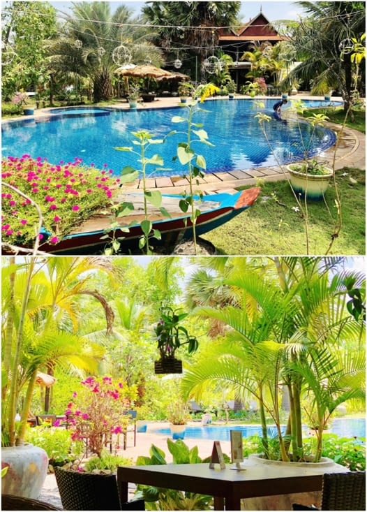 Un cadre idéal pour fêter la moitié du voyage !