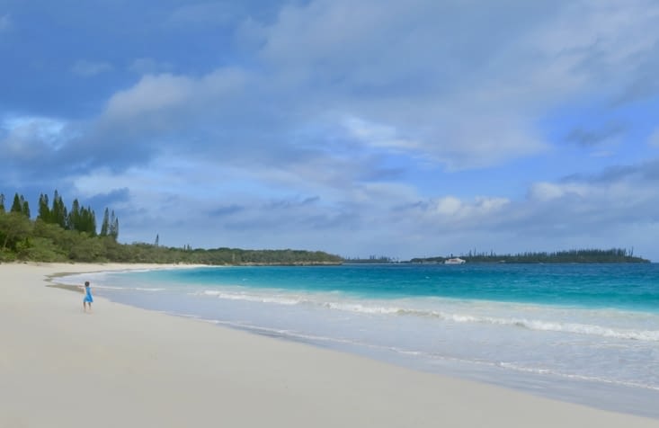 Grand bonheur sur cette plage pour nous seuls...