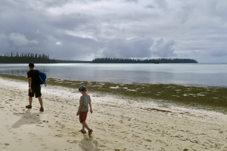 La grande plage de la baie d’Oro.
