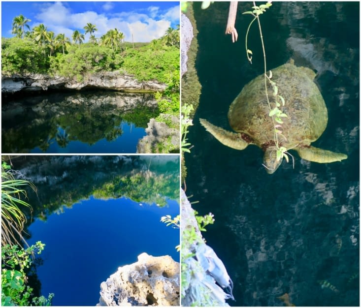 Le trou bleu d’Hanawa, dont la profondeur n’a pas pu être mesurée, abyssale.