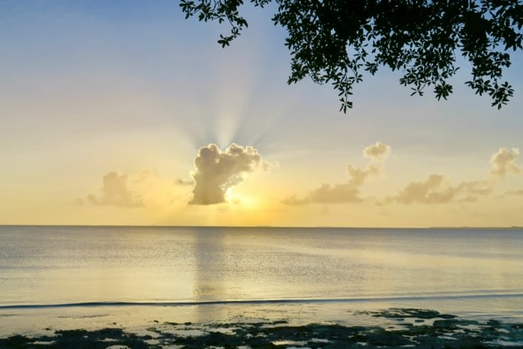Un autre soir, le long de la grande plage qui s’étire vers l’ouest...