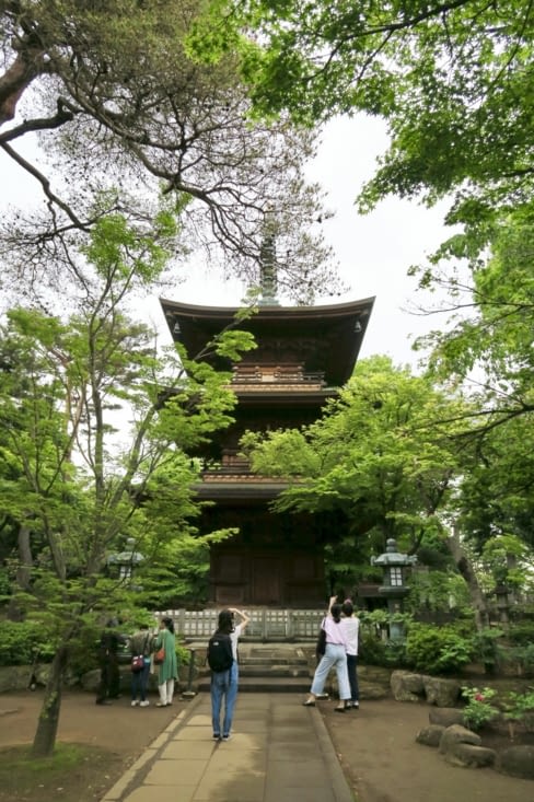 La pagode du temple.