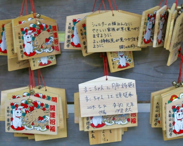 Les plaques votives sont ici forcément un peu particulières...