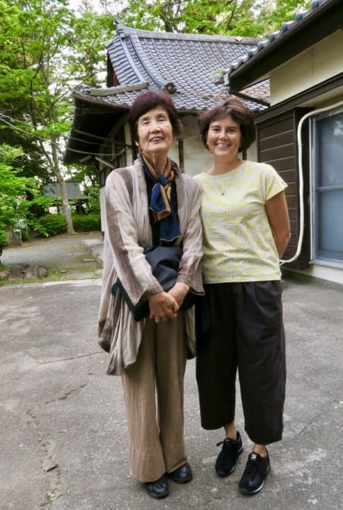Nous avions reçu Michiko à Paris quand elle était venue rendre visite à sa fille Fumie,
