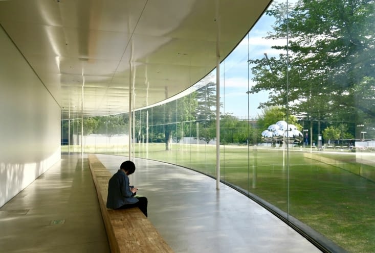 A l’intérieur, une autre façon d’exprimer le zen.