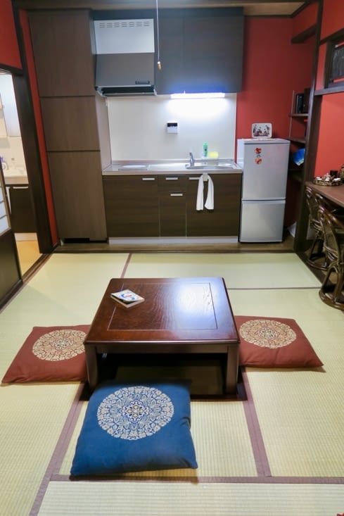 La cuisine / séjour / salle à manger.