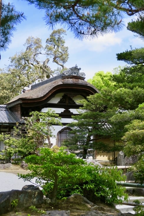 Dans le jardin qui l’entoure...