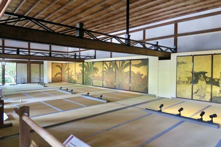 A l’intérieur du temple.