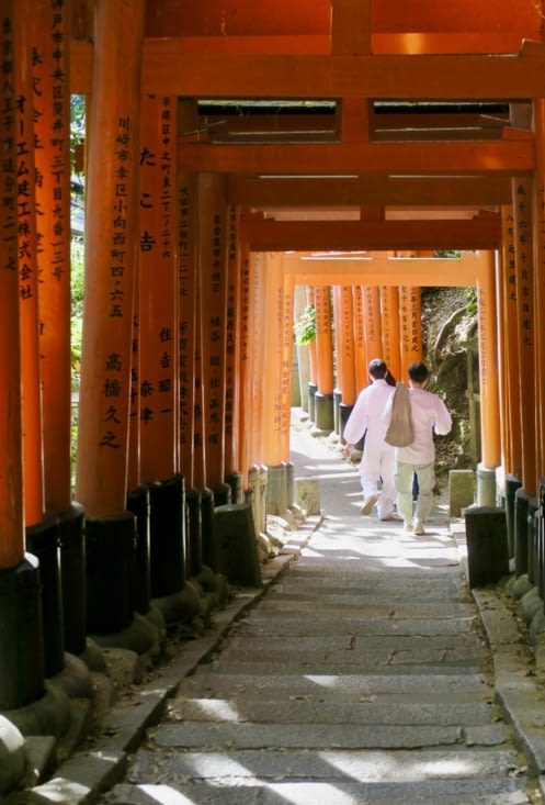 ... où nous croisons deux pèlerins...