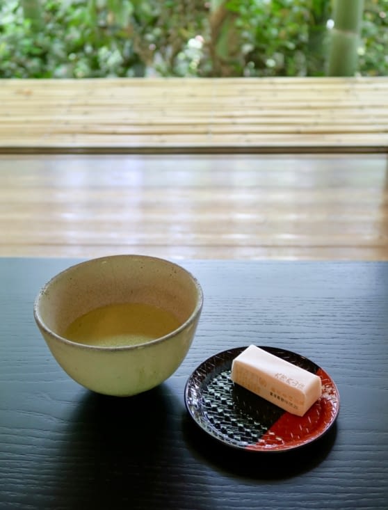 Pause thé matcha bienvenue.