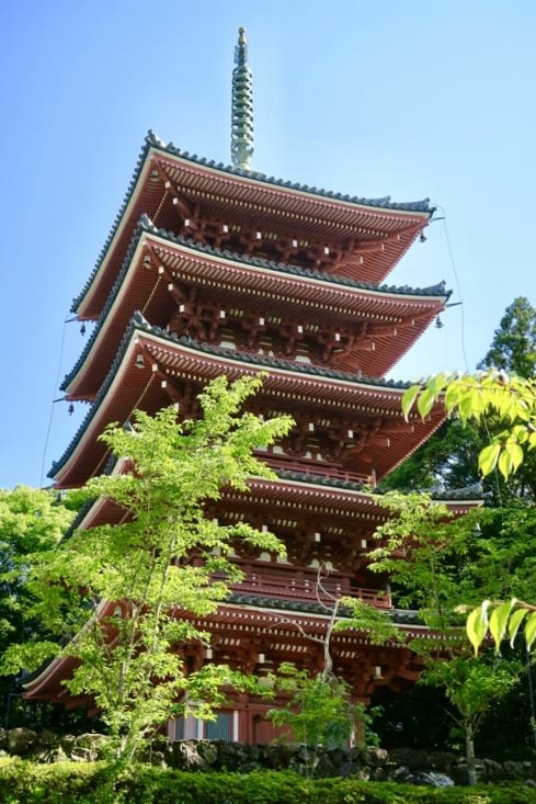 Le temple est très ancien, mais certains bâtiments sont très récents.