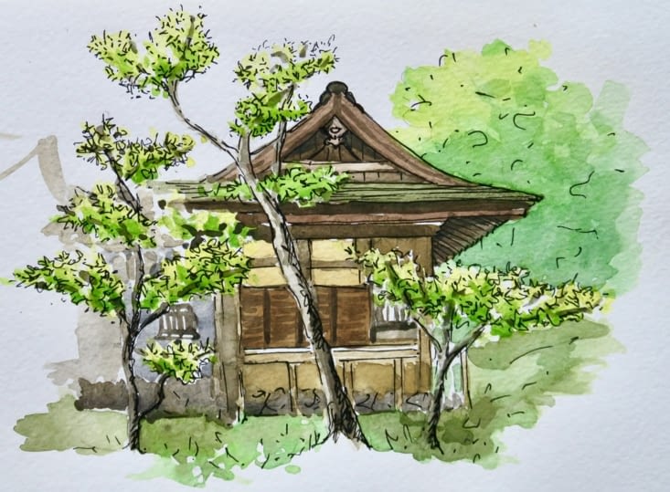 Petite pause aquarelle, ça faisait longtemps...