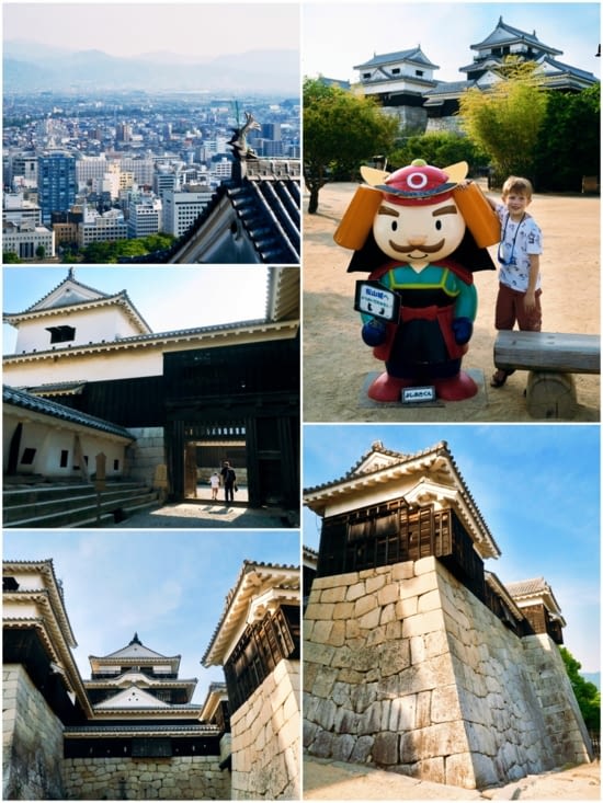 Le château de Matsuyama, construit en 1603,