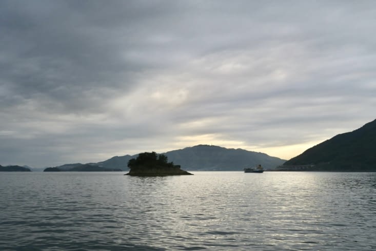 Les îles de la mer de Seto.