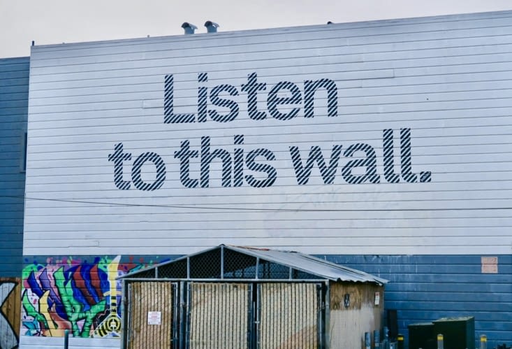 Le street art est très présent à SF, et de grandes fresques animent les murs.