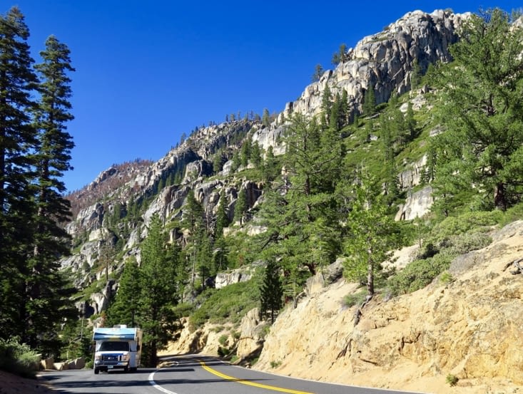 Petite pause entre deux virages serrés.