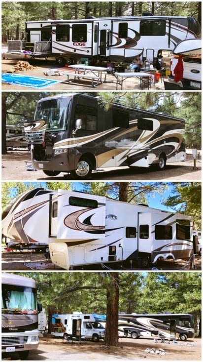 Notre petite maison est bien cachée, dans la photo du bas !