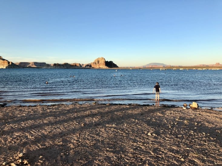 En fait, l’eau est super froide !!