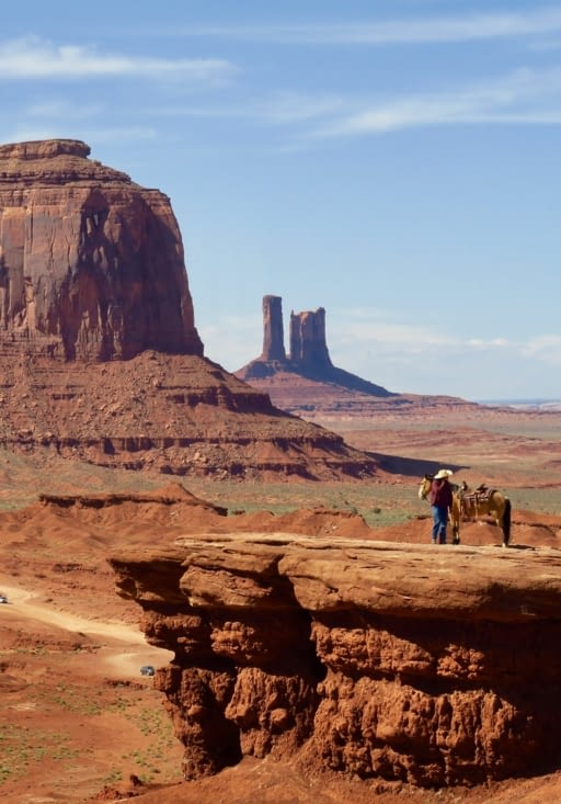 On peut aussi faire un parcours à cheval dans cette vallée...