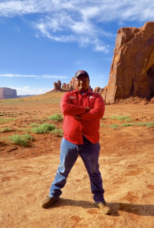 Dedriek, notre guide Navajo.