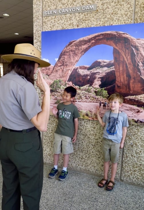 Le serment du Junior Ranger.