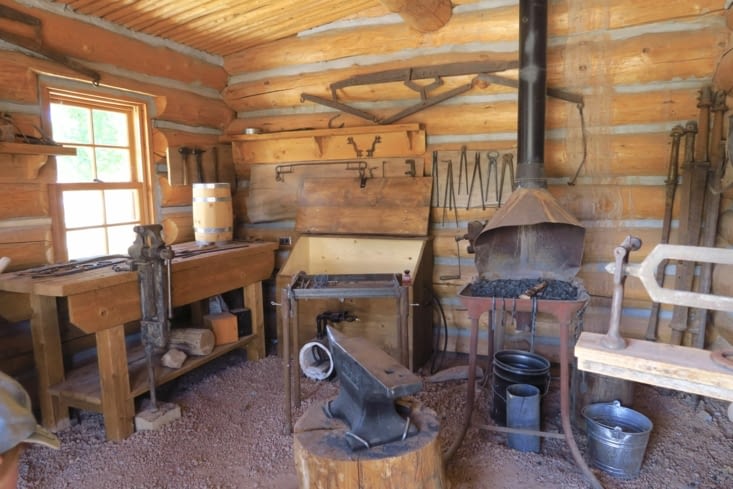 L’atelier du ferronnier.