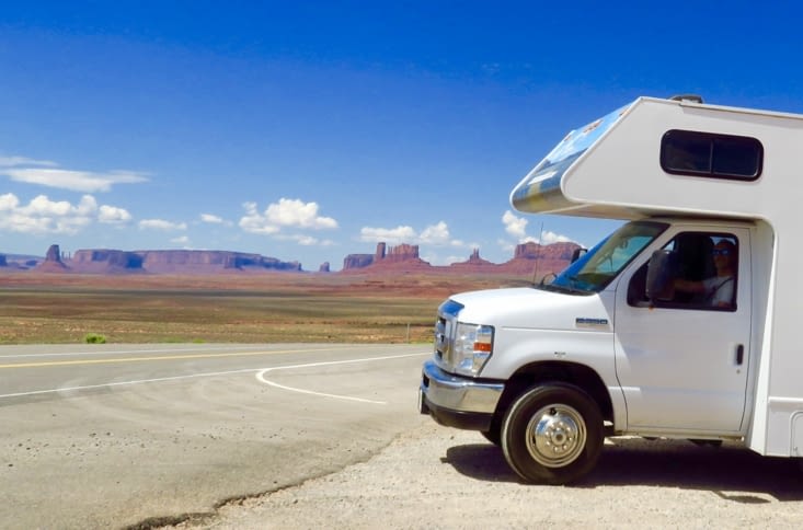 Nous reprenons la route avec notre fidèle RV.