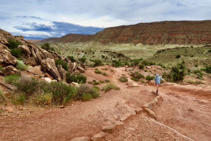 Petite montée pour apercevoir Delicate Arch...