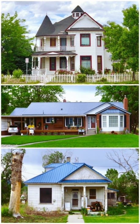 Quelques maisons croisées en route...