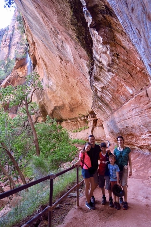 Avec la famille de Sacha. Des Bretons, donc des gens biens ! ?