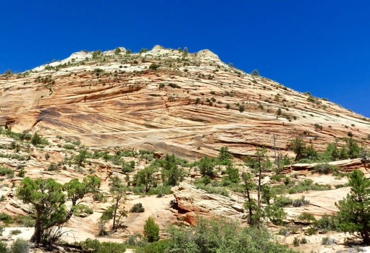 Les roches sont sculptées...