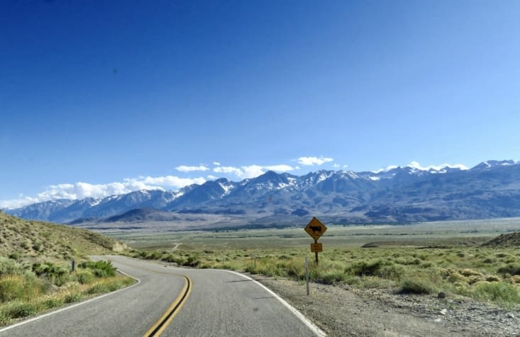 Retour vers la Sierra Nevada.