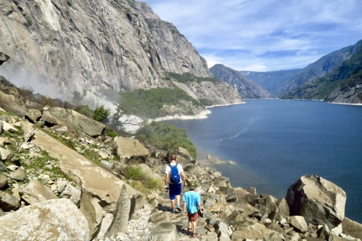 En route vers la deuxième cascade.