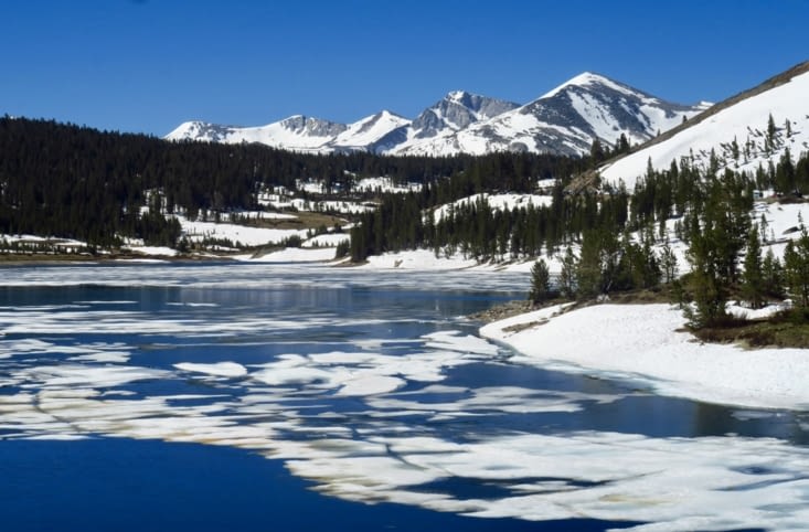 Lac d’hiver en été.