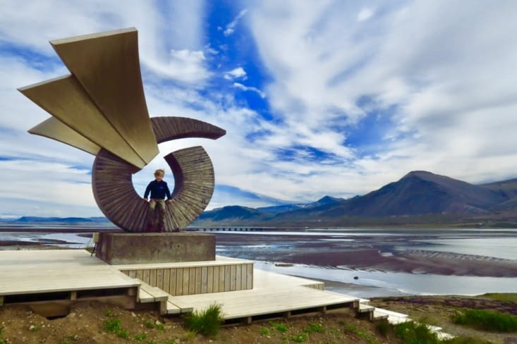 « Brákin », statue en mémoire de Brák,