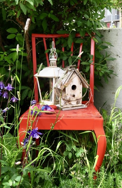 Un coin de jardin à Borgarnes.