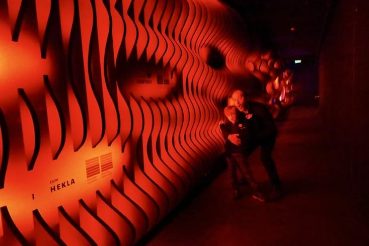 Dans le « couloir de lave », les différentes éruptions qui ont eu lieu en Islande