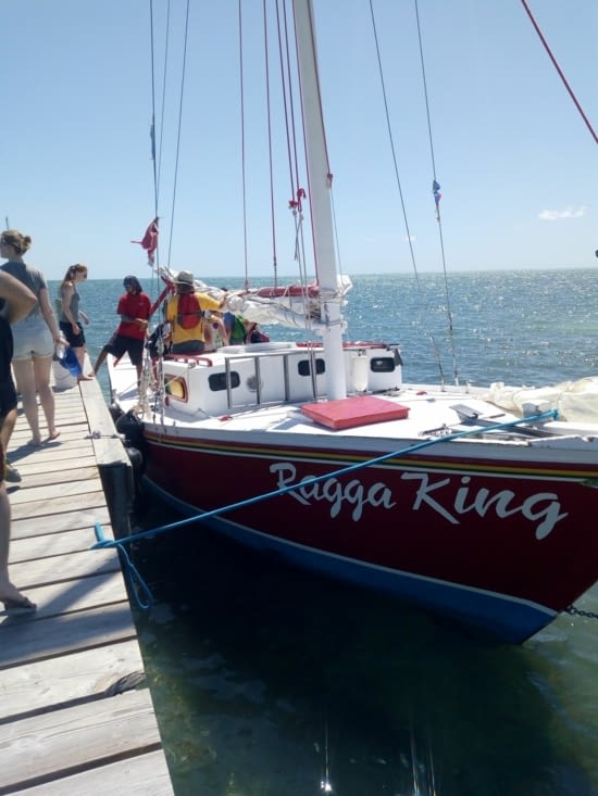 Notre voilier pour la journée