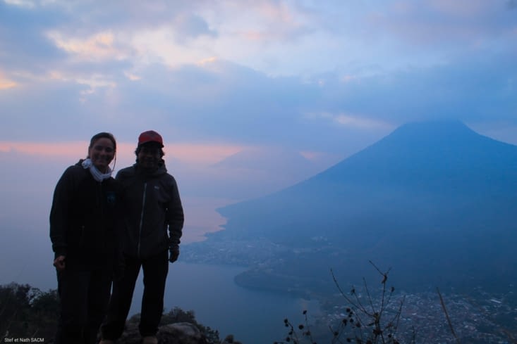 Avec Juan notre guide!