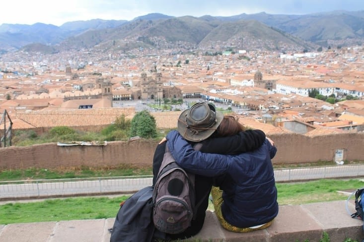 Vue panoramique des hauteurs de Cusco