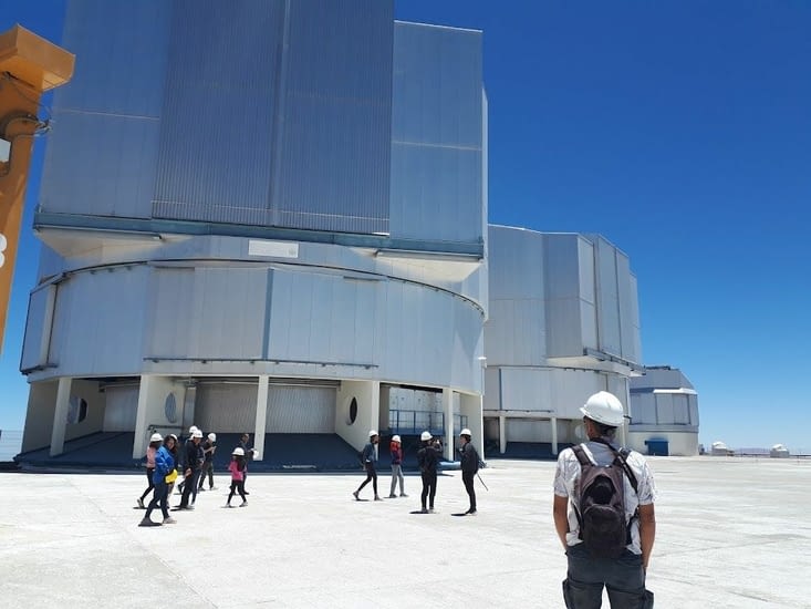La visite  commence de là.