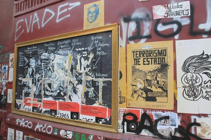 Les commerces saccagés