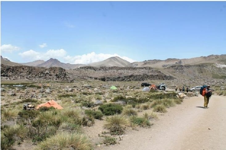 Zone de campement autorisé