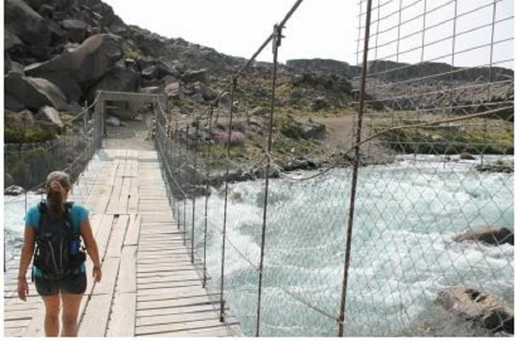 Le pont pour la traversée